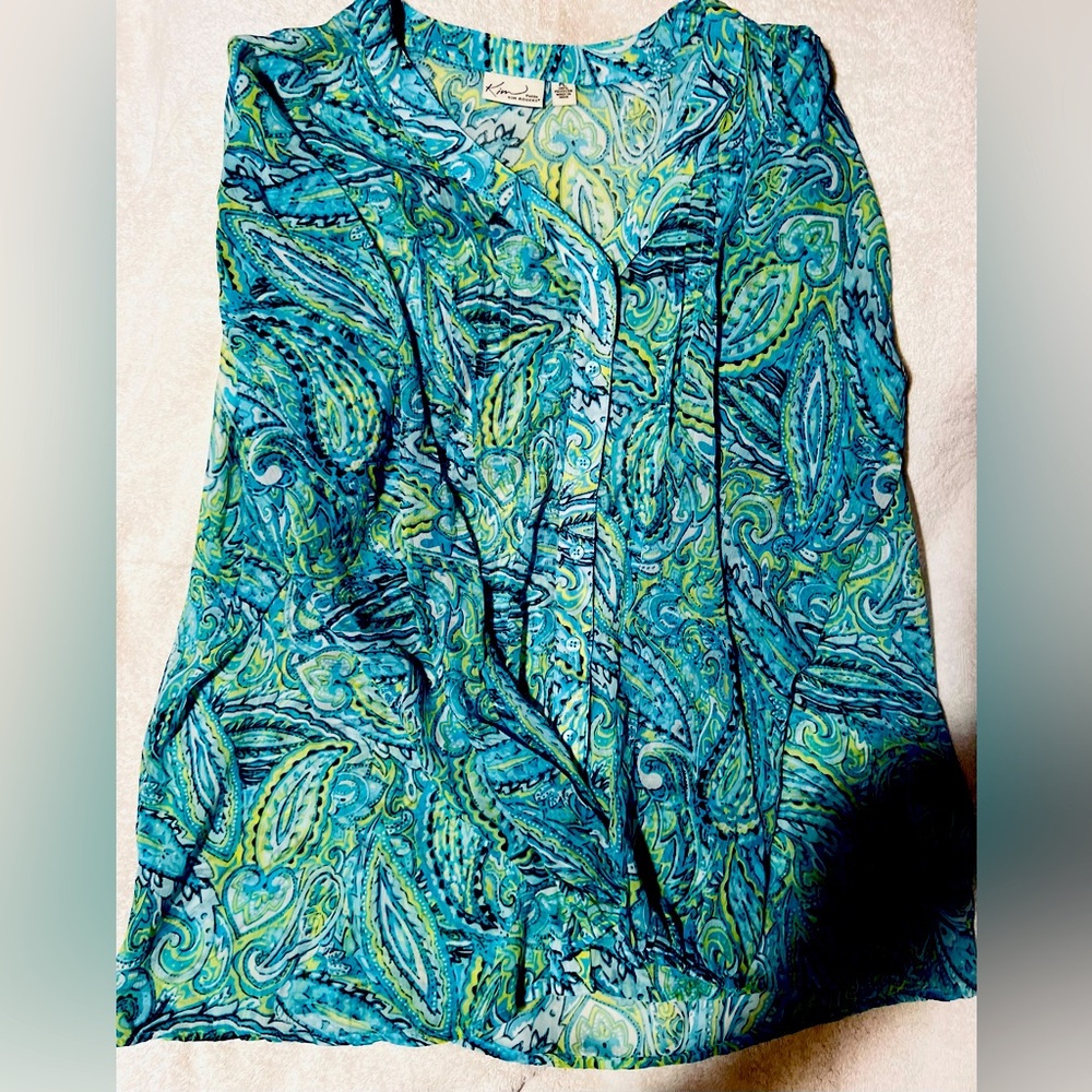 Sheer and Airy - perfect for over a tank or swimsuit!